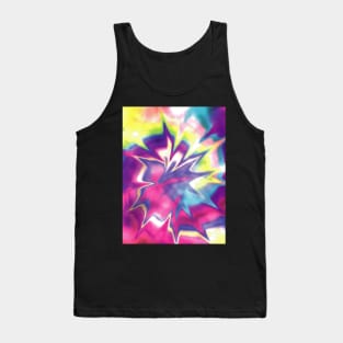 Tie Dye Abstract Art Tank Top